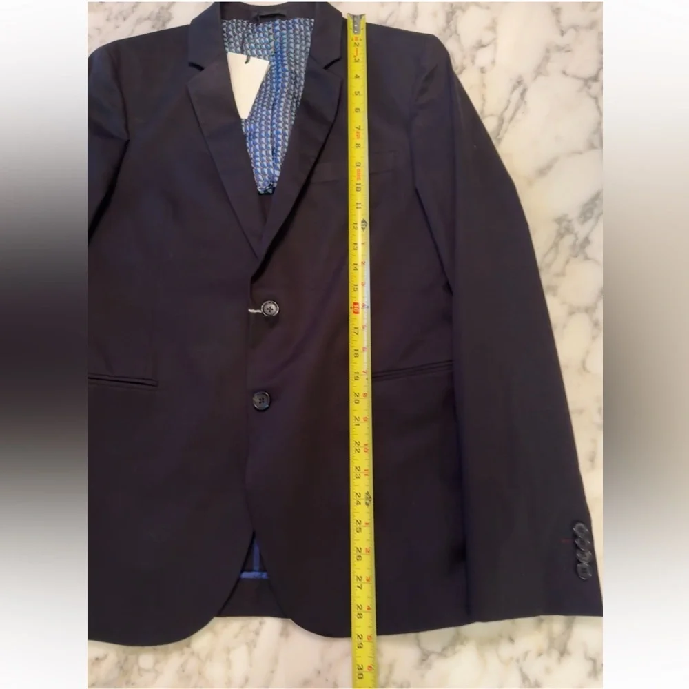 NWT PS Paul Smith Black Blazer 40 US/50 EU | Slim Fit Cotton Jacket MSRP $629
